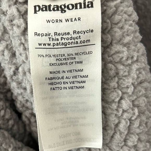Patagonia Women's Quarter Zip Sweater in Gray Small - Picture 6 of 6